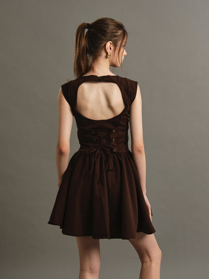 Persephone Dress - Espresso