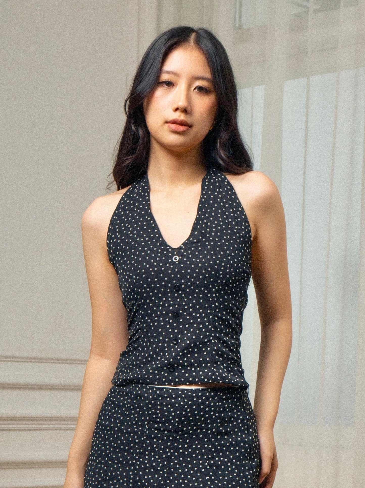 Matilda Polka Dot Top