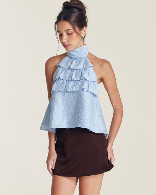 Addison Top - Blue