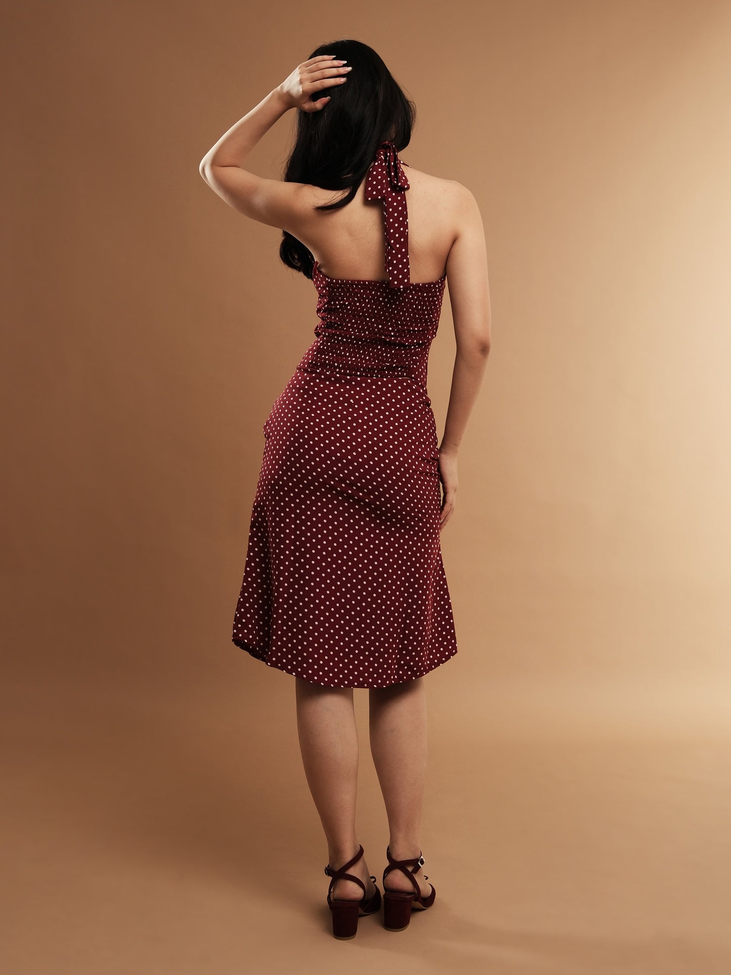 Shay Midi Skirt - Polka Dot